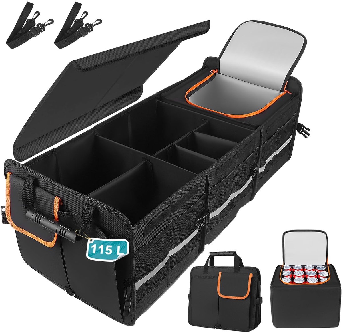 Omgoods - XXXL Koffer Organizer met Koeltas en 6 Compartimenten