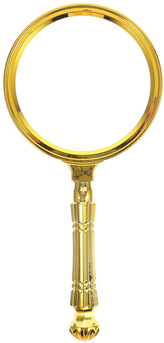 Omgoods - Gouden Vergulde Vergrootglas - Handige Lezen en Juwelen Magnifier