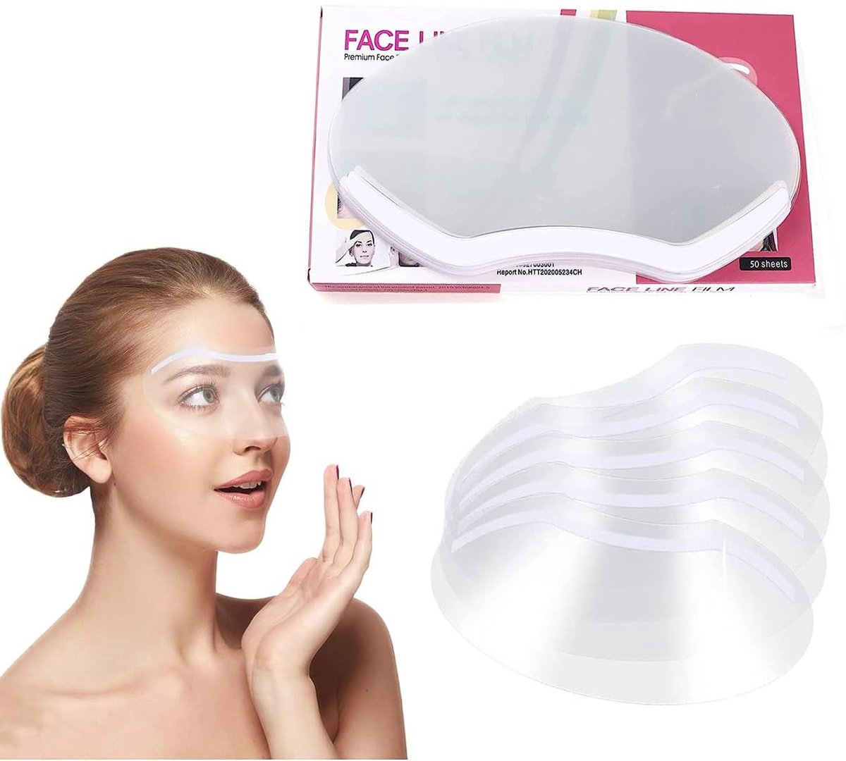 Eyelash Visor en Signalen - Set van 50 Plastic Zachte Gezichtsbedekking voor Kappers en Schoonheidsspecialisten