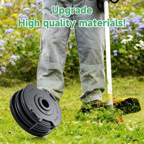 2 rollen trimmer draadspoel voor grastrimmer-spoel, φ1,65 mm x 6,1 m - navultrimmerdraad, grasmaaierspoel, compatibel met Bosch ART 24 ART 27 SL grastrimmers, modelnummer F016800351 — afbeelding 2