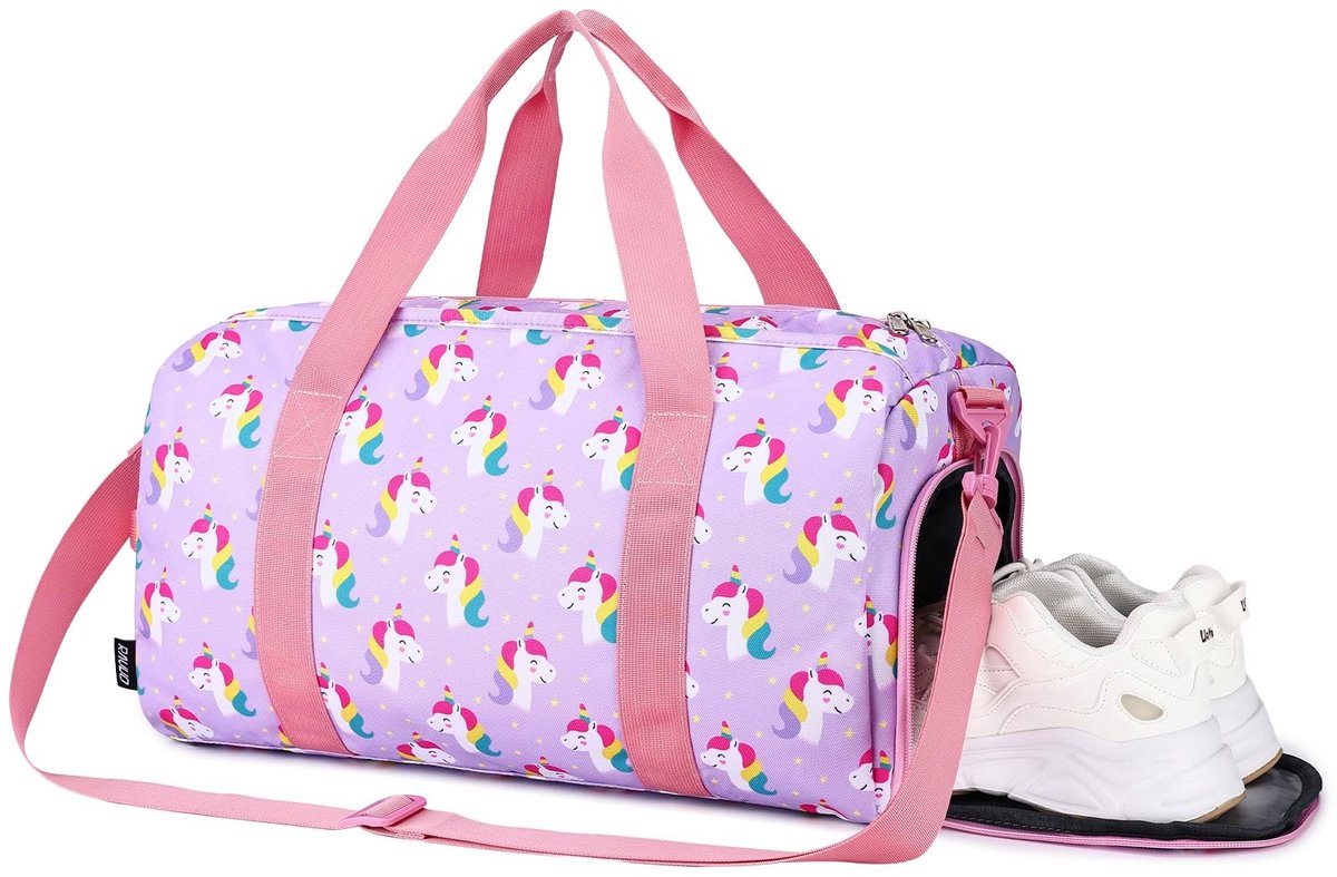 Omgoods - Waterdichte Kinderdufflebag met Schoencompartiment en Natvak