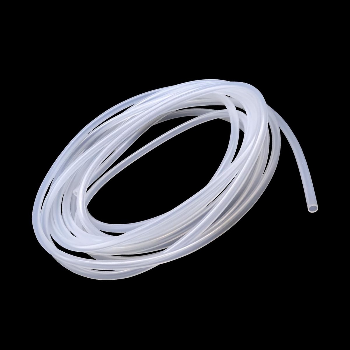 slang, 2 mm ID x 4 mm, OD, 4 meter, flexibele voedselveilige slang, siliconen slang, water/luchtbuis, transparant