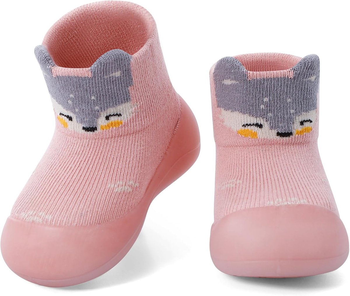 Baby Jongens Meisjes Sok Schoenen Peuter Eerste Wandelschoenen Zachte Rubberen Zool Antislip Sok Schoenen