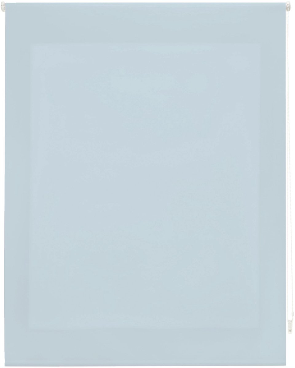 Omgoods - Premium Rolgordijn - Transparant 160 x 175 cm Lichtblauw