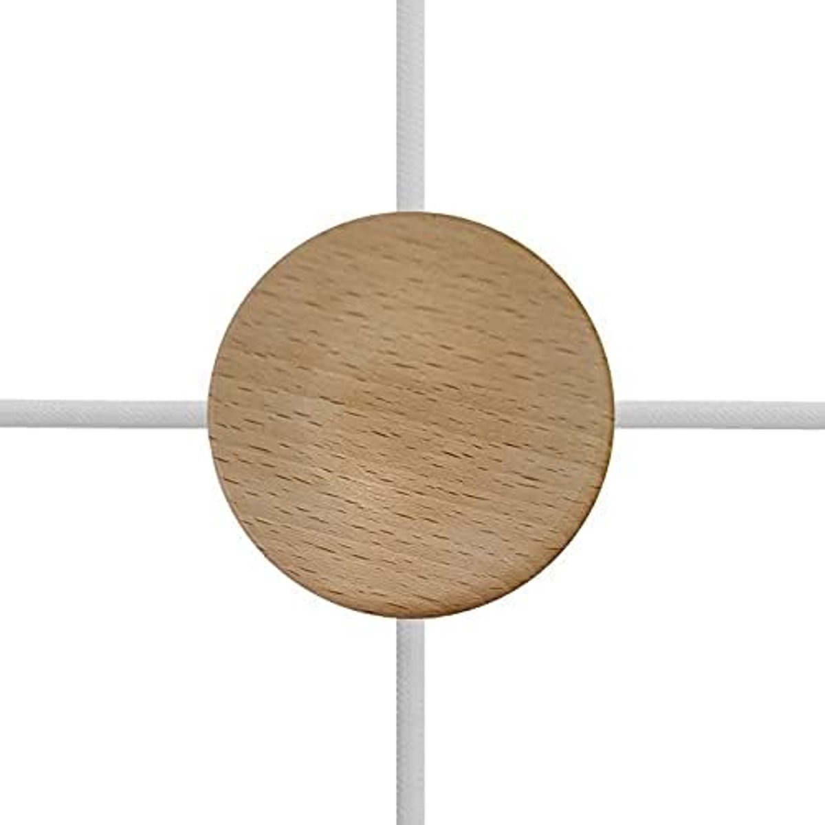 Doos van hout Ø 100 mm, 4 zijdelingse gaten
