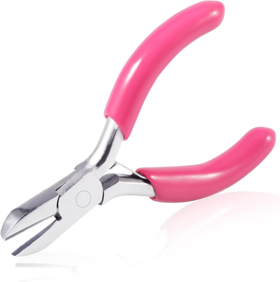 Draadsnijders klein met roze PVC handvat, sieraden tang voor kralen sieraden maken doe-het-zelf hobby benodigdheden