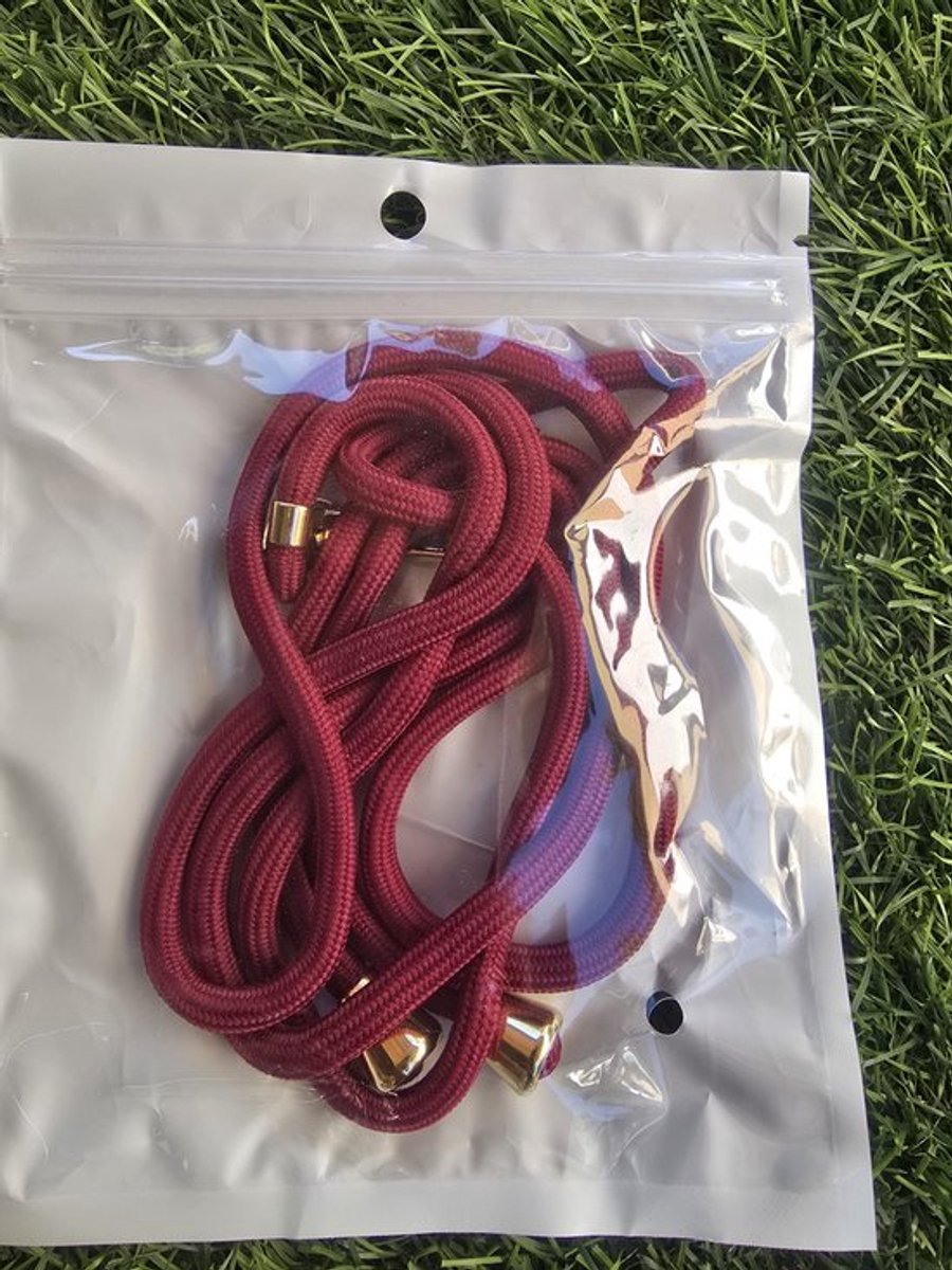 Telefoonkoord bordeaux , Lang telefoon koord, Telefoon sieraad, telefoon koord, Telefoon accessoires