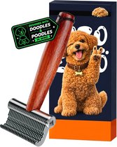 Achilles® Honden Ontklitkam & Onderwol hark – Voor Poedels en Langharige Honden - Ondervacht kam