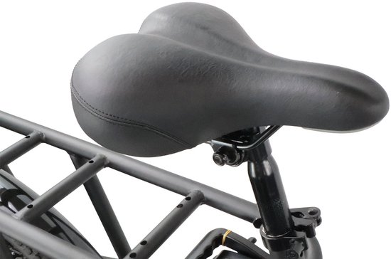 Villette le Prolongé longtail transportfiets zwart van Villette — afbeelding 5
