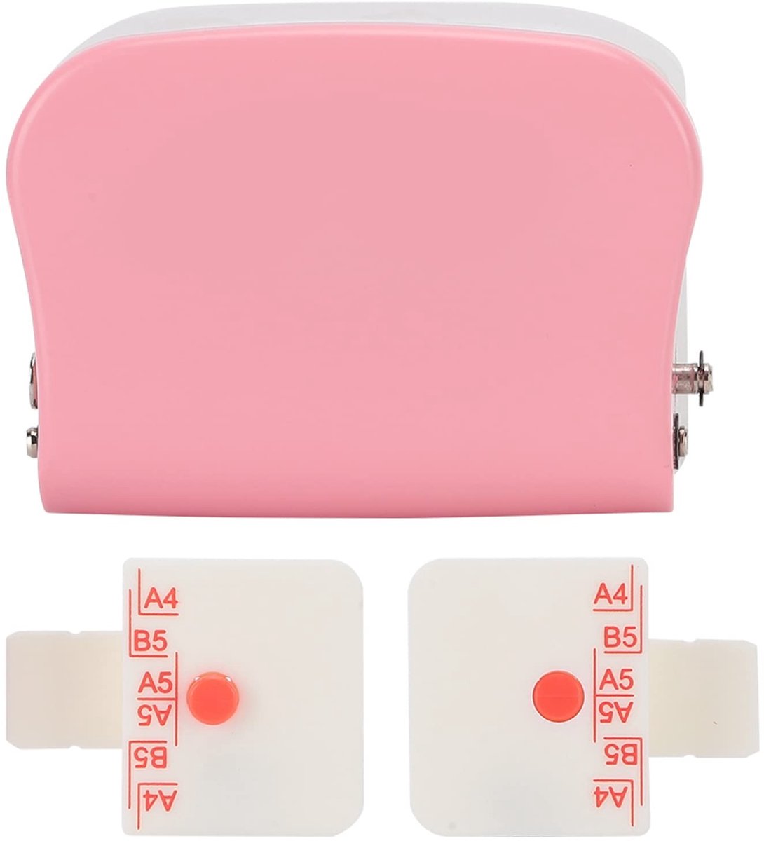Dailygoods- Papierpons 5 Vellen Tegelijk - 30-gaats/A4 - Handmatige Ponsmachine - Schrootbak - Nauwkeurige Positionering - Efficiënt Ponsen - Perforator