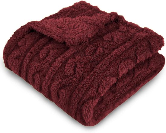 Zacht Fleece Deken, Enkele Flanellen Deken Oeko-TEX® Gecertificeerd, Sofa Cover, Bedplaid, Sjaaldeken, Bedsprei, Sofa Cover (130 x 150 cm, Bordeaux) Zacht Fleece Deken, Enkele Flanellen Deken Oeko-TEX® Gecertificeerd, Sofa Cover, Bedplaid, Sjaaldeken, Bedsprei, Sofa Cover (130 x 150 cm, Bordeaux)