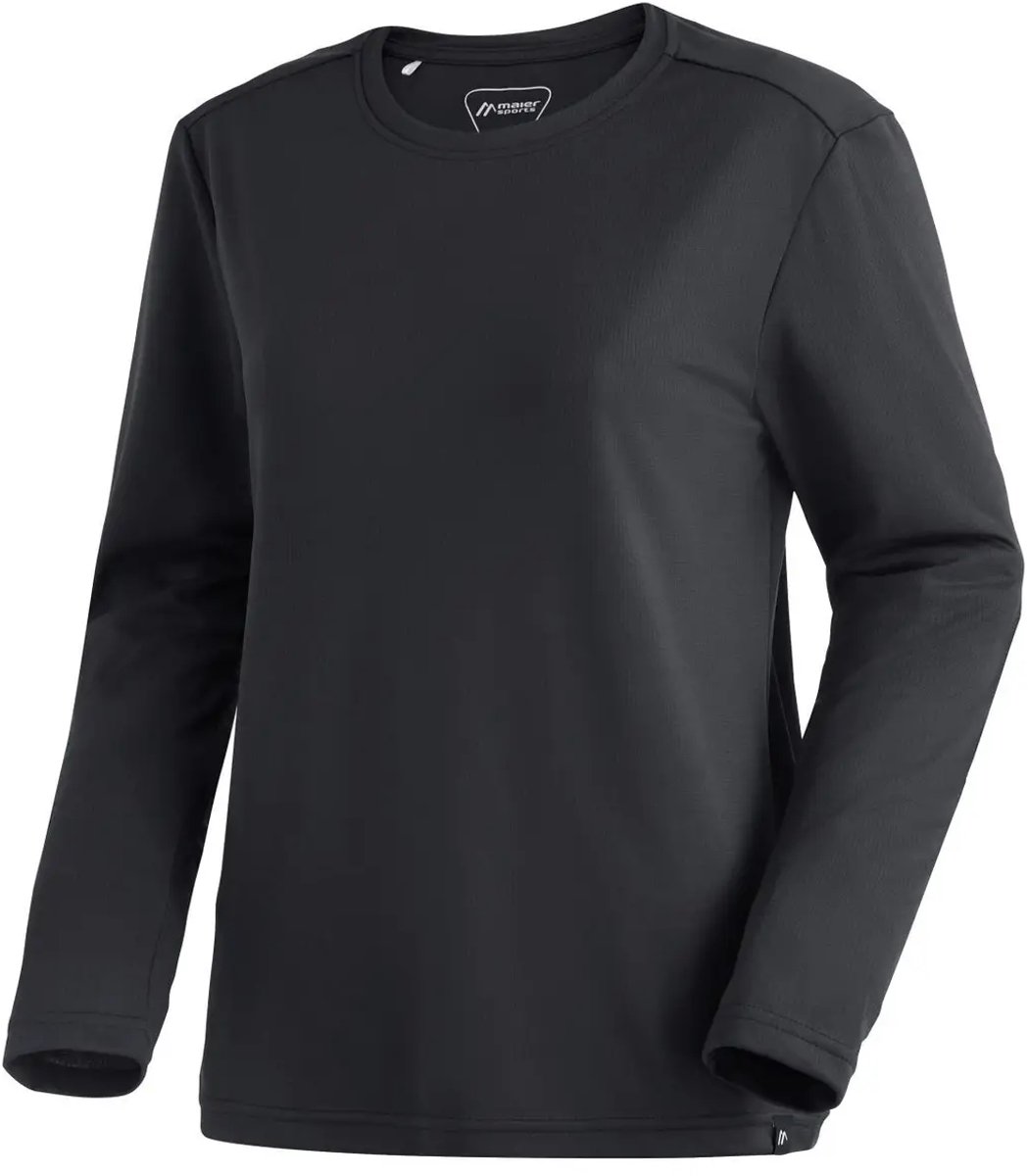 Dames-T-shirt met lange mouwen Maier Sports MS Fav Zwart