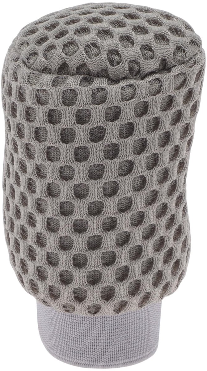 Dailygoods - Universele pookknop, afdekking voor auto, SUV, vrachtwagen, camper, bescherming, handvat, versnellingsstok, polyester, grijs