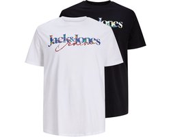JACK & JONES PLUS- JJTOM TEE SS CREW NECK 2PK MP PLS - Heren - T-shirt