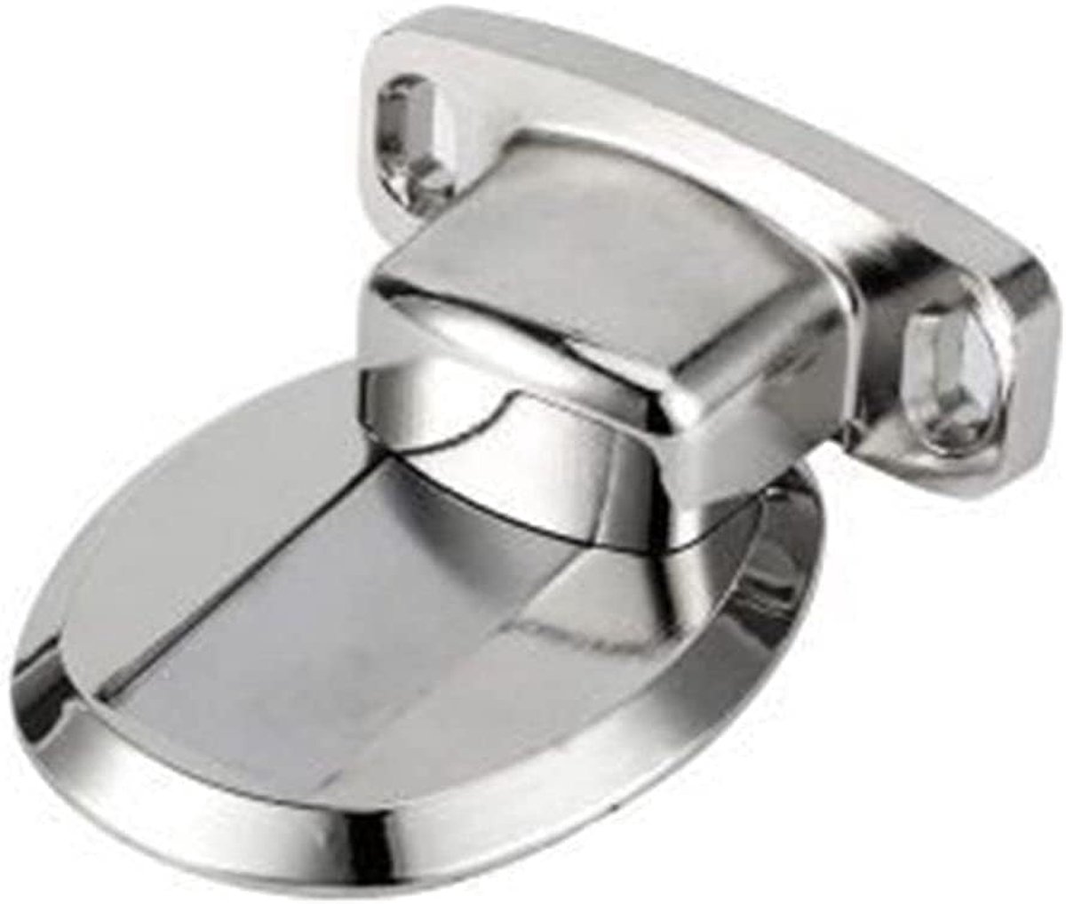 Deurstopper - Deurwig Plint Buffer - Deuren Dempen - Magnetisch Sterke Zuigkracht - 1 Gram - Zwart