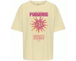 Only T-shirt Onlbira S/s Loose Tee Jrs 15393599 Anise Flower/sundance Dames Maat - M