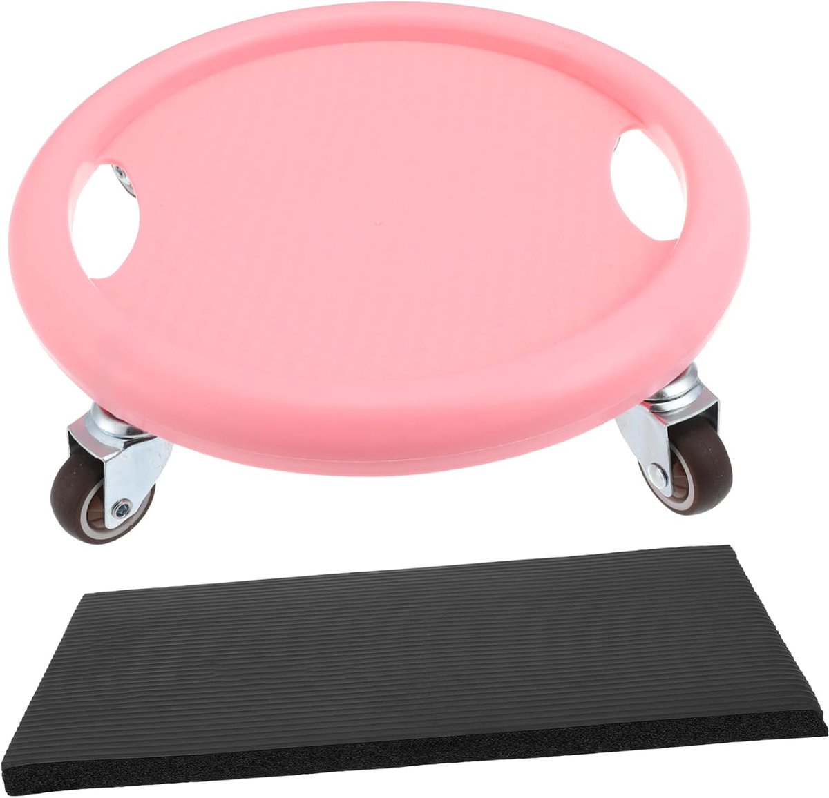 Buikspierwiel - Ab roller wiel - Buikspiertraining - Automatische terugslag - 40 x 24 cm - Multicolor