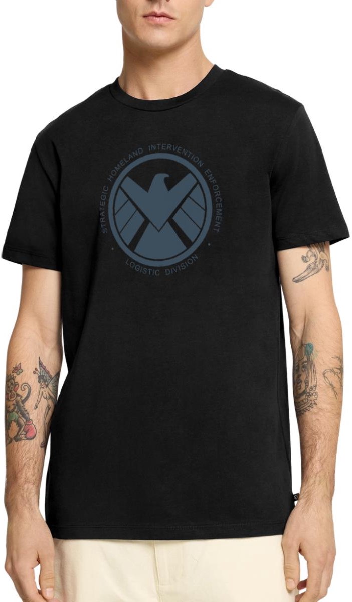 Avengers Iron Man Embleem Stark Industries Premium T Shirt Heren