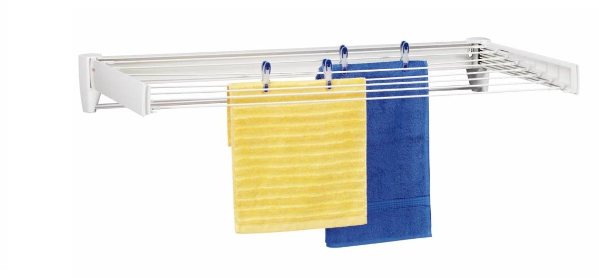 Bol.com Leifheit wanddroogrek Telegant 36 Protect Plus - 3,6 m drooglengte - ophangbaar - wit aanbieding