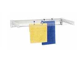 Leifheit wanddroogrek Telegant 36 Protect Plus - 3,6 m drooglengte - ophangbaar - wit