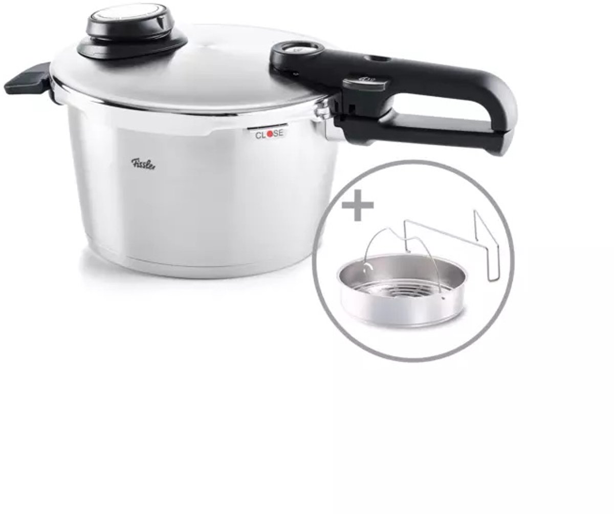 Fissler Vitavit Premium Snelkookpan met Inzet 2022, 8L