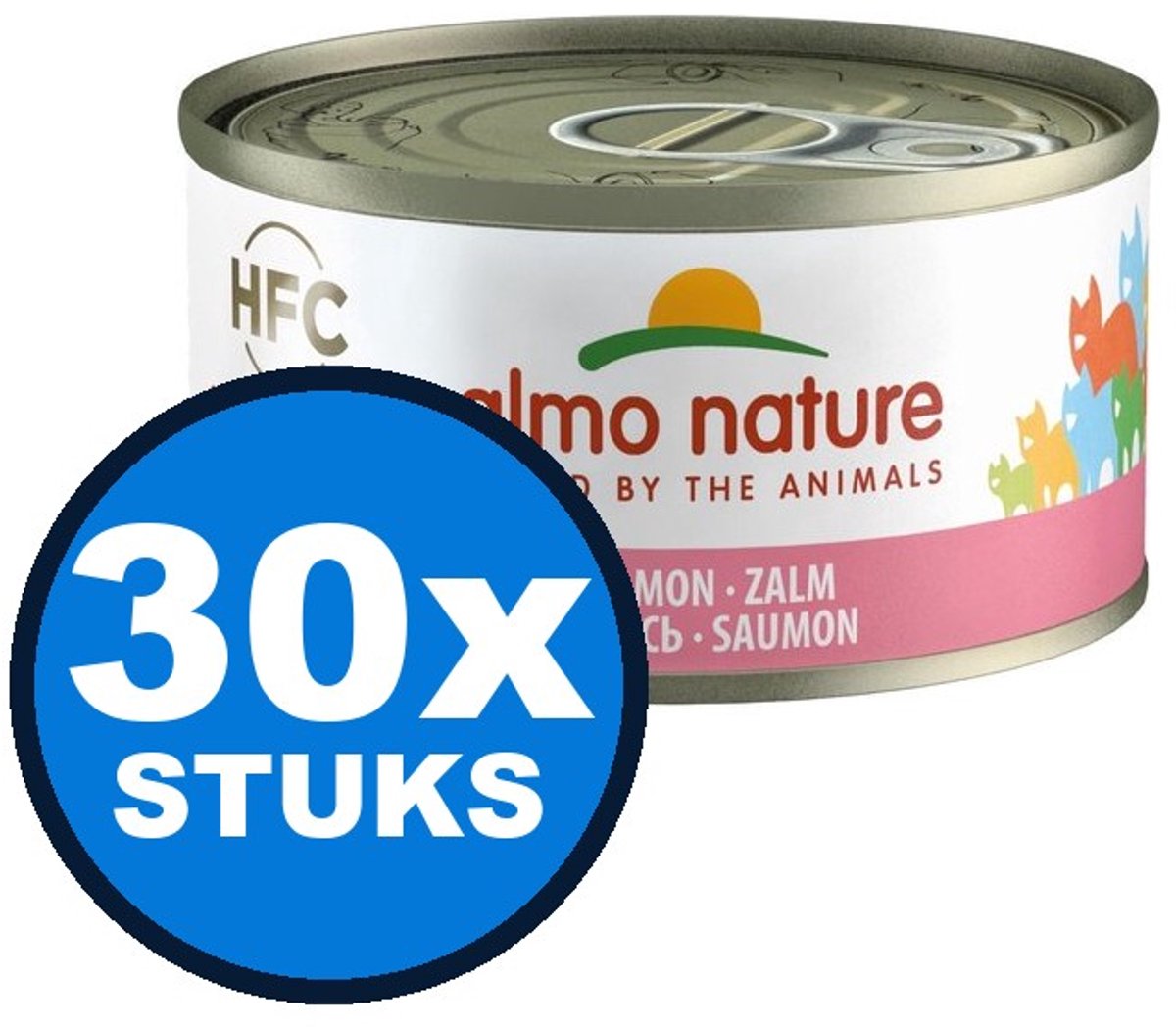 Almo Nature Almo Nature - HFC - Kattenvoer - Natvoer in Gelei- Zalm - 85g