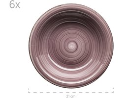 Mäser LUMACA Serviesset 30-delig Berry - Compleet Combi Servies voor 6 Personen - Keramisch Serviesgoed met Moderne Uitstraling - Geschikt voor Dagelijks Gebruik
