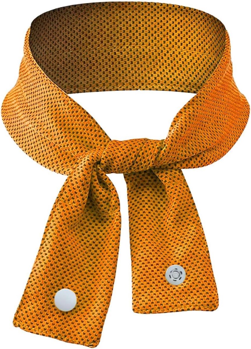 Koelsjaal - Zomerhanddoek Nek Wrap - Verkoeling Buiten - Herbruikbaar - 70 x 5 cm - Blauw