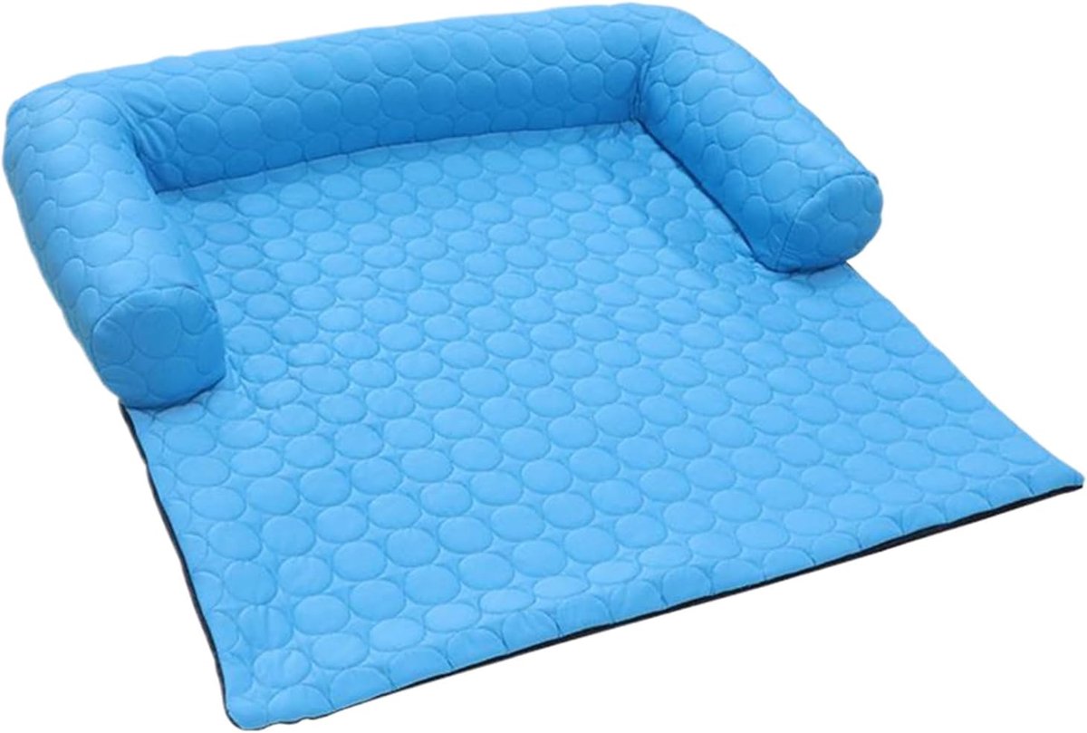 Honden Koelmat - Verkoelend Kussen - Huisdier Comfort - Antislip Ontwerp - 74x74cm - Enkel kenmerk
