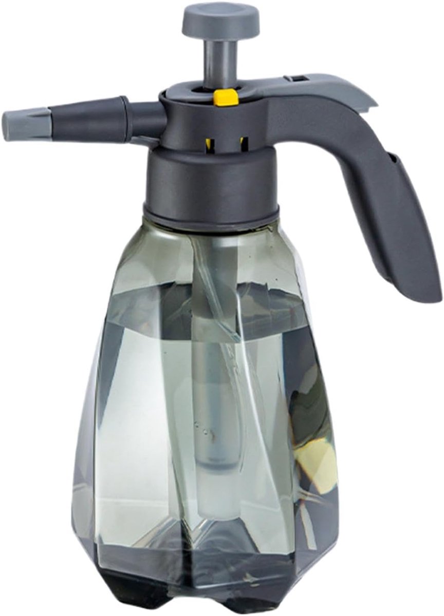 Plantenspuitfles - Tuinsproeier Misterfles - Planten Water Geven - Hoge Druk Instelbaar - 1.5 Liter - Grijs