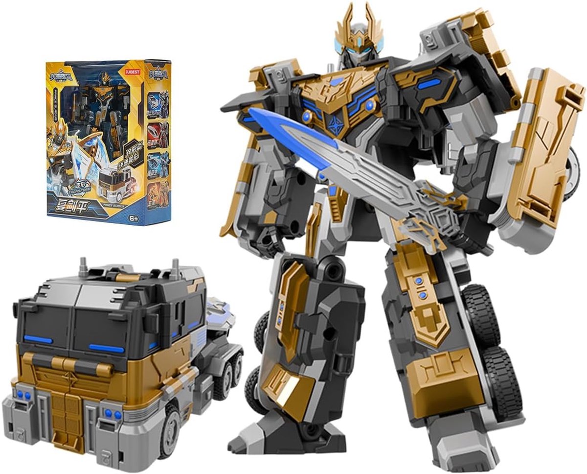 Transfor Robot Model - Actiefiguur Set - Verzamelen en Spelen - Twee Vormen - 15 cm - WY1002