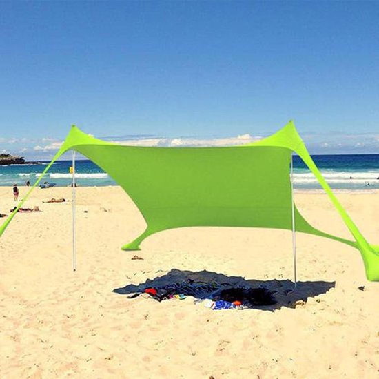 Strand Tent - Zonnescherm Luifel - Outdoor Bescherming - Waterdicht UV Blokkerend - 210x150x170cm - Groen — afbeelding 2