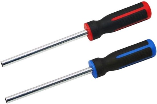Ventiel Reparatie Set - Bandengereedschap Klepsteel - Banden Onderhoud - T-handvat Trekker - 28 x 8.7 x 3.5 cm - D — afbeelding 5