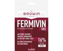 Browin Fermivin VR5 - Wijngist - Rood Fruit - Tot 16% Alcohol - 7 g