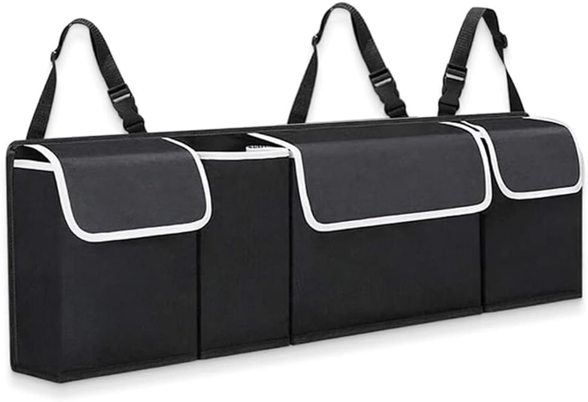 Autokofferbak Organizer - Opbergtas Auto - Auto Opruimen - Waterdicht Krasbestendig - 1x1x1 cm - Zwart
