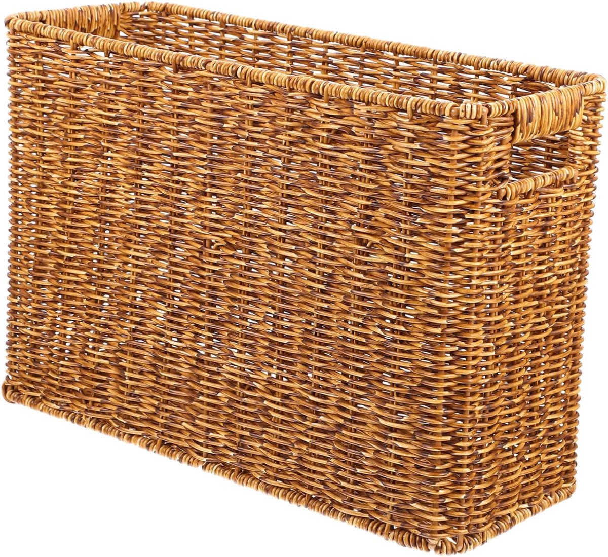 Rieten Opbergmand - Opbergdoos Bak - Huis Organiseren - Imitatie Geweven Proces - 38x26x15 cm - Niet gespecificeerd