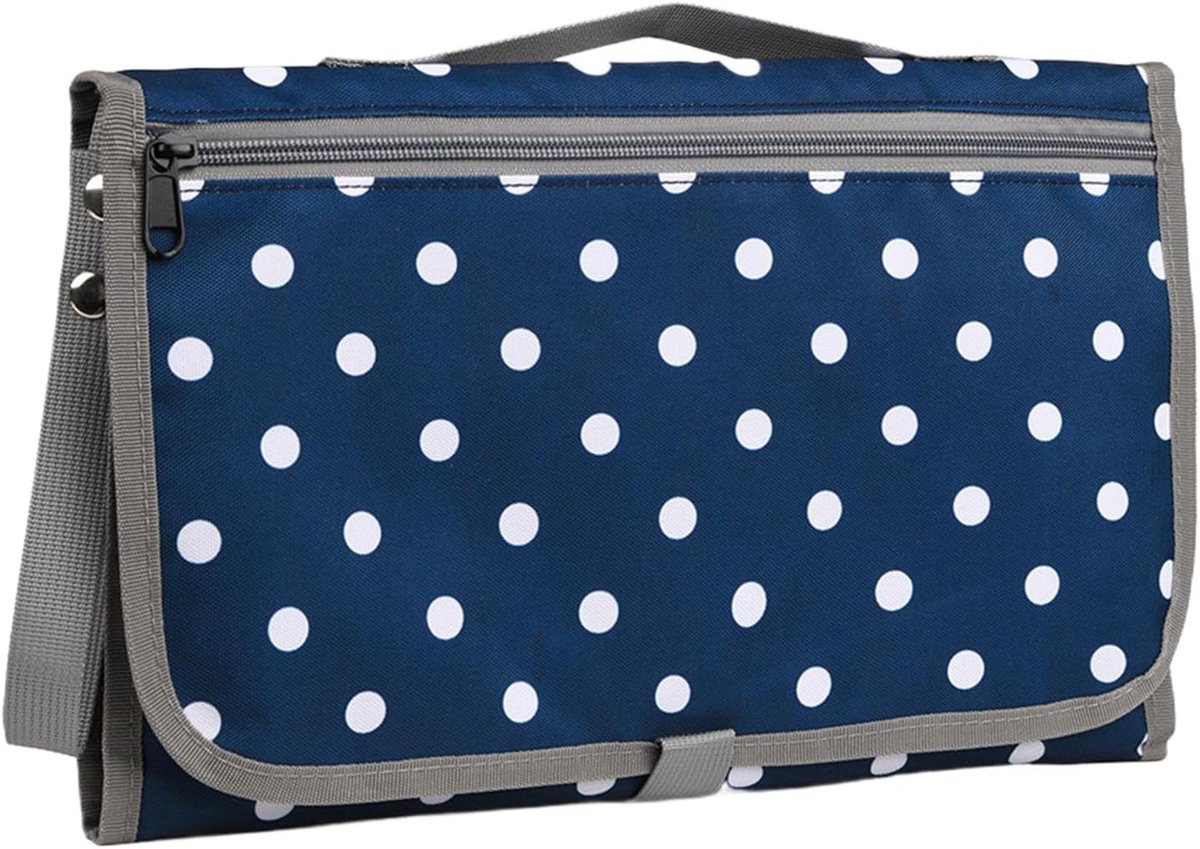 Reis Luiertas Mat - Draagbare Verschoonmat - Onderweg Luiers Verschonnen - Waterdichte Oxford Stof - 35 x 25 cm