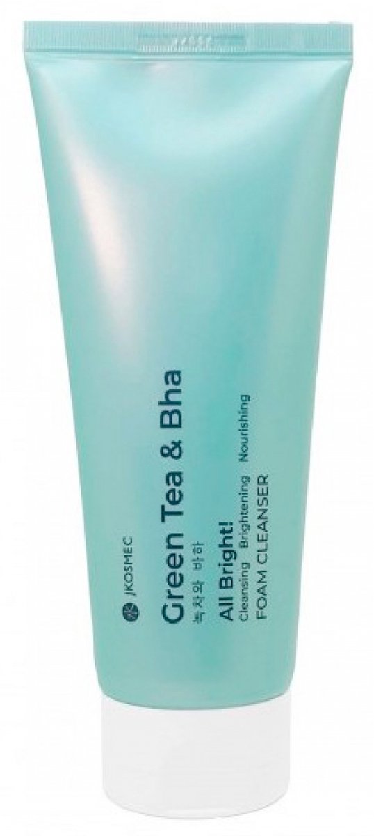 Jkosmec All Bright Reinigingsmousse Green Tea & Bha 180 ml
