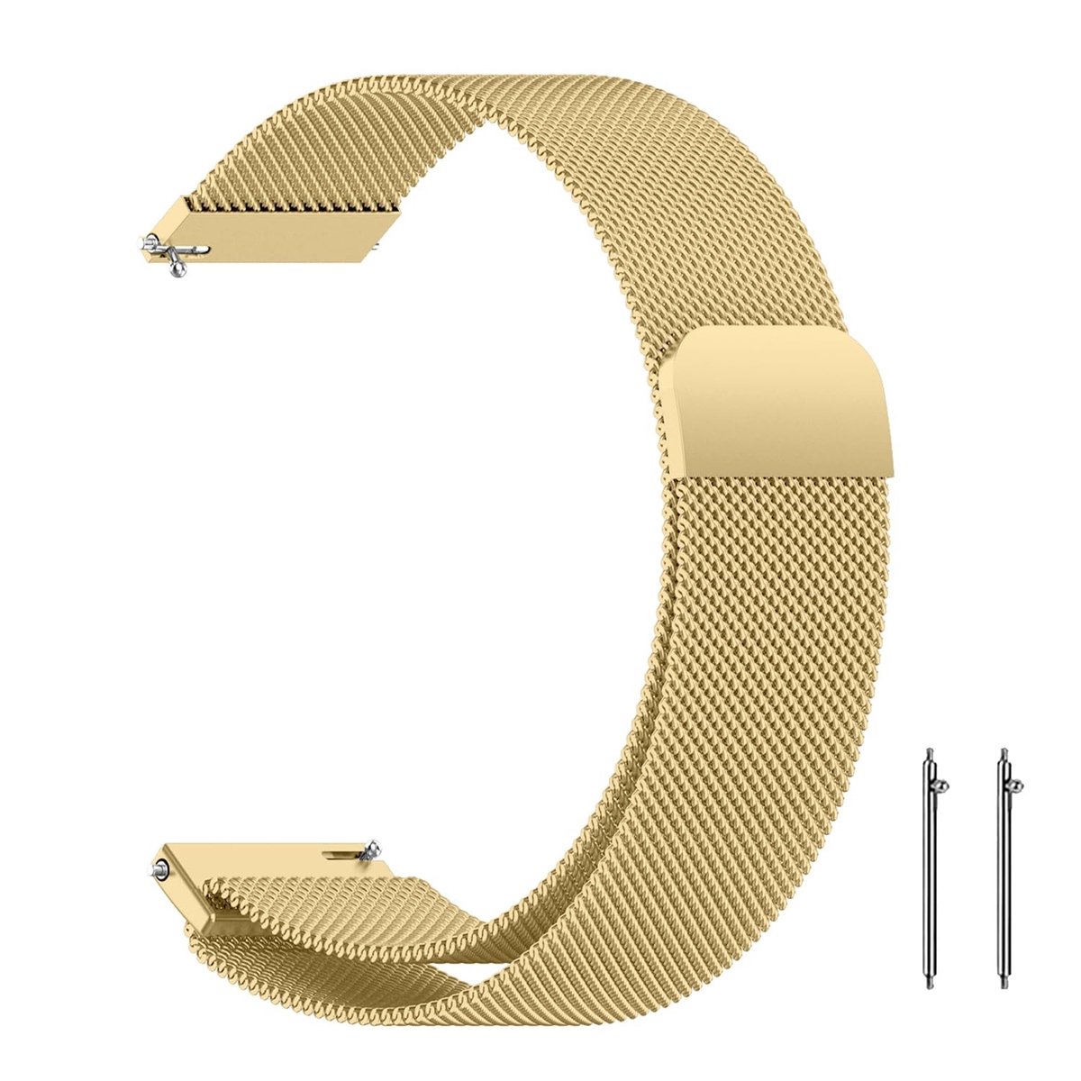Dailygoods - Vervangende Horlogeband 20MM - Roestvrij Stalen Magneetslot