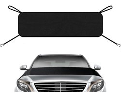 Voorruit Afdekhoes - Auto Beschermhoes - Voertuig Reinheid - Jaarrond Bescherming - 180x48cm - Zwart