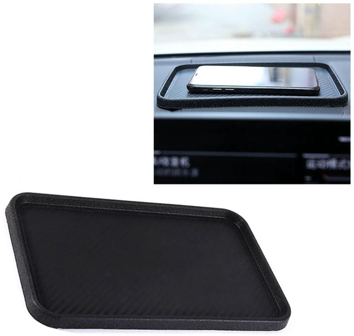 Dailygoods- Anti Slip Mat - Siliconen Dashboard Mat - Telefoonhouder - Opvouwbaar - Eenvoudige Installatie - Veilige Grip