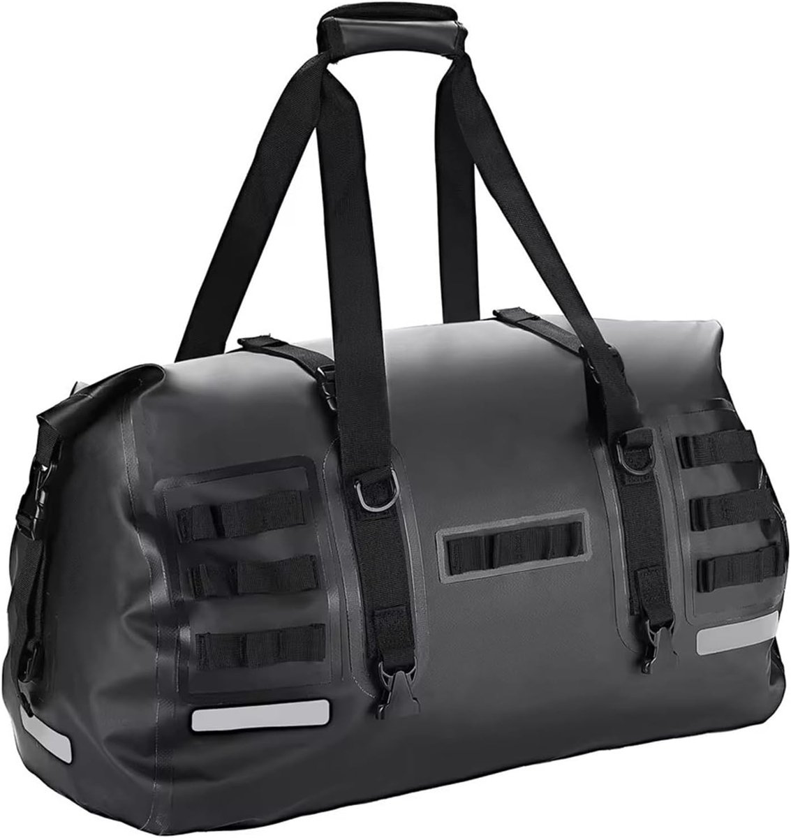 Motorfiets bagage tas - Reis bagage - Motor reizen - Waterdicht PVC - 50L capaciteit - Zwart