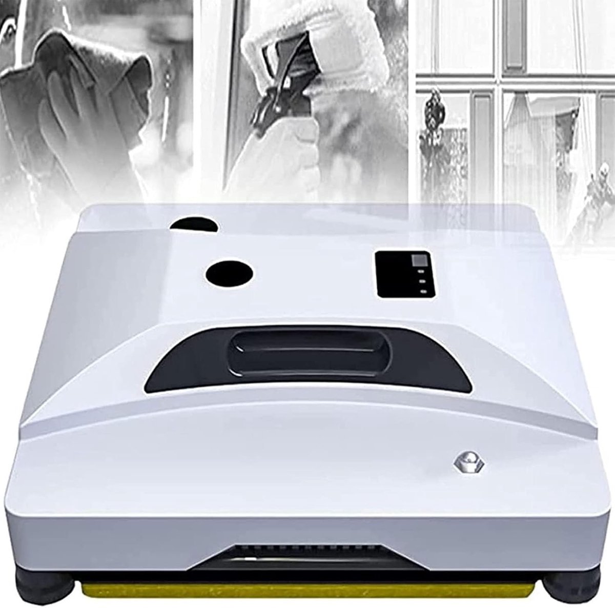 Ramen Schoonmaak Robot - Glasbewassing Apparaat - Automatisch Ramen Wassen - Ultrasone Waternevel - 25x25cm Doekjes - Wit