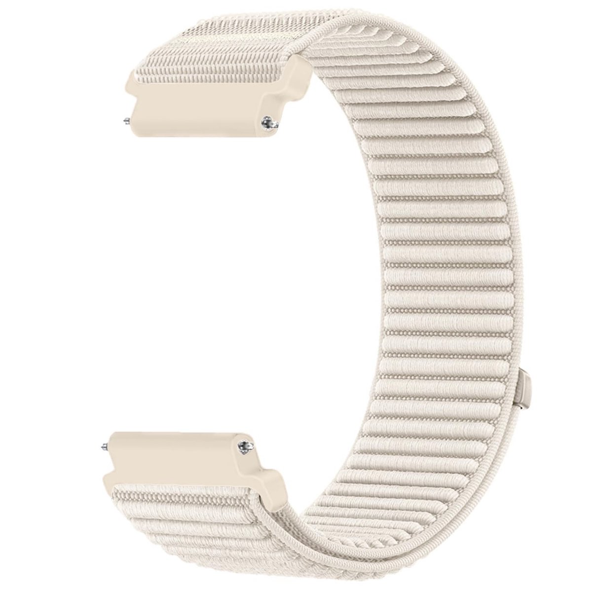 Dailygoods- Horlogeband 22mm - Nylon - Compatibel met Galaxy Watch/Garmin/Amazfit - Unisex - Ademend - Duurzaam - Horloge