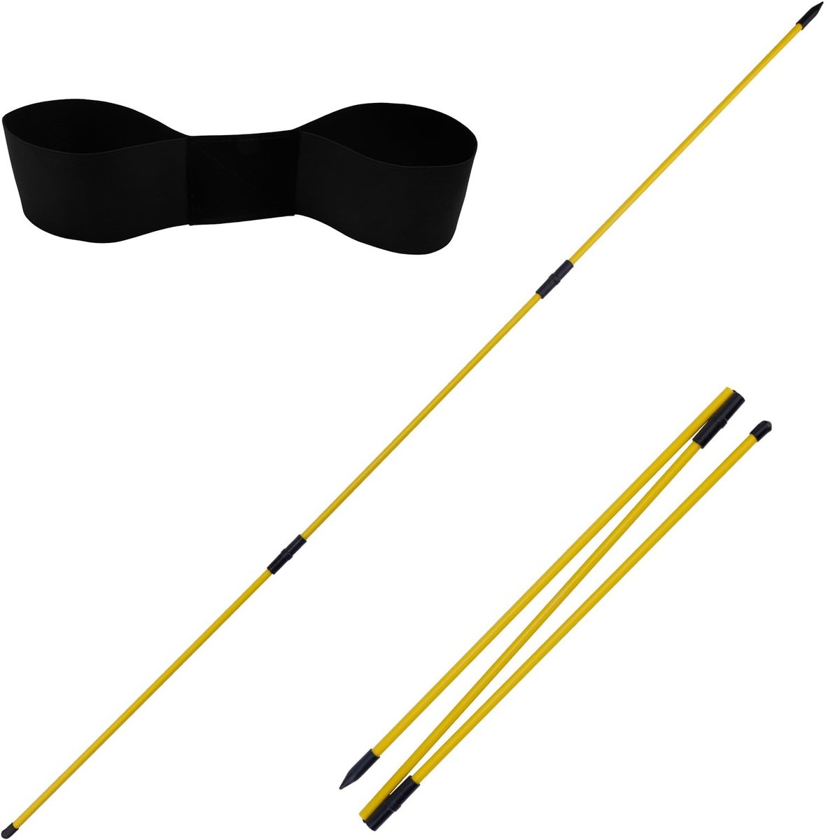 Dailygoods- Golf Trainingshulpmiddelen - 3 Delige Set - Opvouwbare Uitlijnstokken