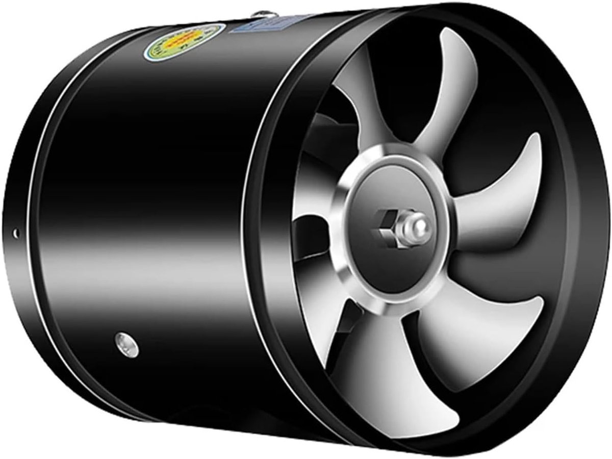 Afzuigventilator Metaal - Buisventilator Lucht - Ventilatie Verbeteren - Zuiver Koperdraad