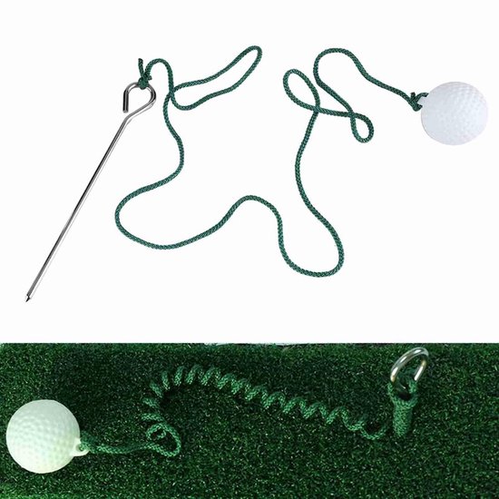 Dailygoods - Golf Swing Trainer met Touw en Bal voor Effectieve Oefeningen van Dailygoods — afbeelding 3