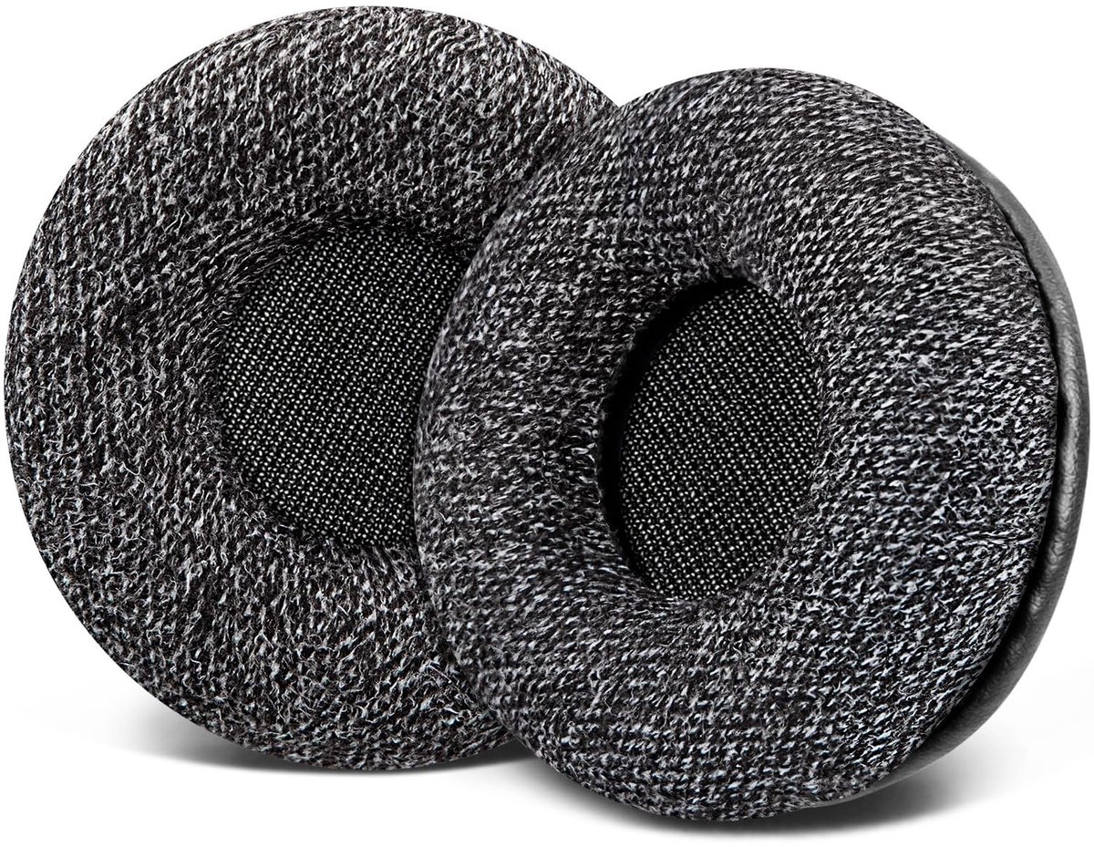 Dailygoods - SOULWIT 50mm Oorkussens Vervanging voor Plantronics HW111N/HW251N/HW261NC/HW510/HW520, H251N/H261N/H351N/H361N, Earpads voor Poly Savi W410/W420/W710/W720, Audio 310/345/478/487/626/628/646
