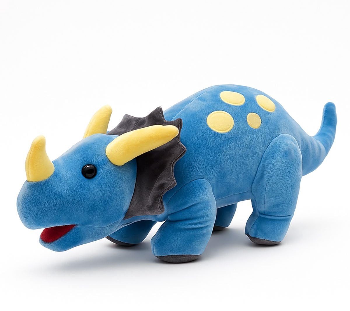 Dailygoods- Triceratops Knuffel XL - 55 cm - Zachte Dinosaurus - Dinosaurus Speelgoed - Pluche Knuffeldier - Stoere Dinosaurus - Perfect Cadeau