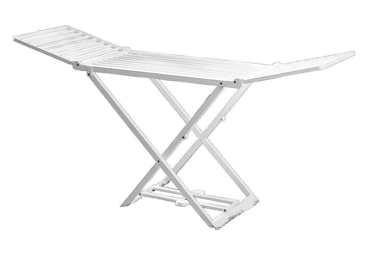 Dailygoods - Alicante Wasdroger - Wit, 194 x 58 x 108 cm - Voor Kleding